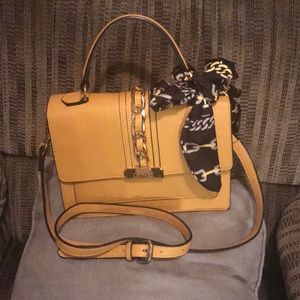 Aldo Yellow Box Purse